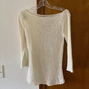 Calvin Klein Sweater, White, Size M